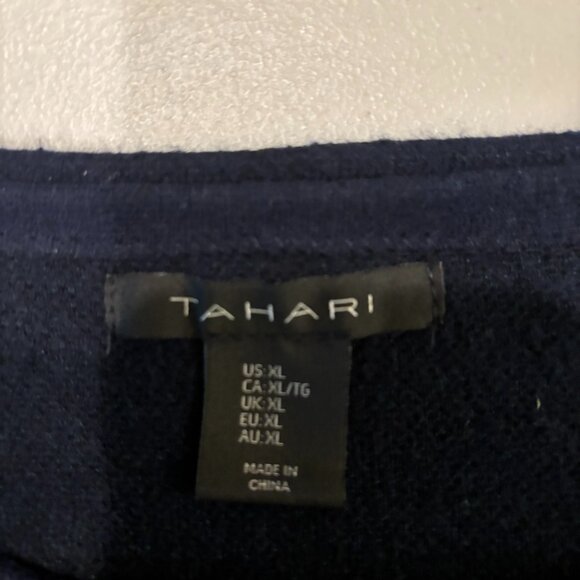 🎄Tahari Pullover Christmas Plaid Sweater Size XL - Picture 5 of 7